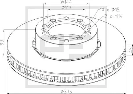 Brake Disc (256.042-00A)