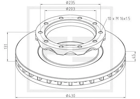 Brake Disc (466.102-00A)