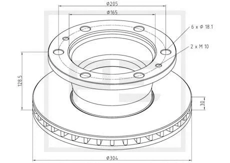 Brake Disc (026.651-10A)