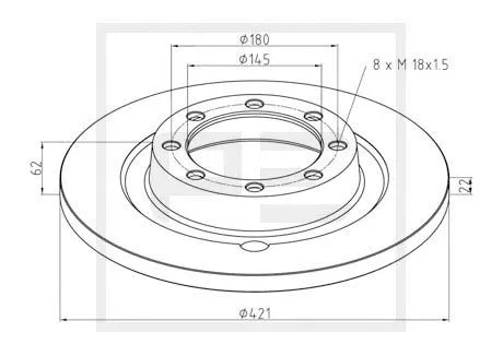 Brake Disc (016.286-00A)