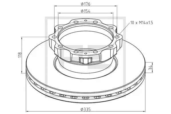 Brake Disc (036.125-10A)