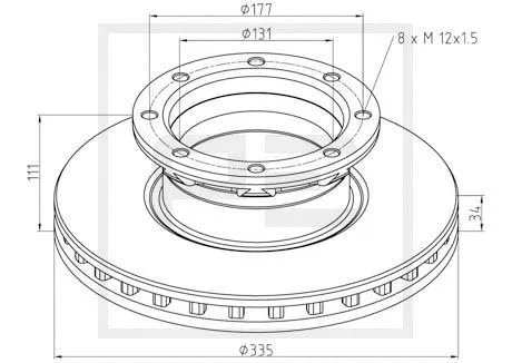 Brake Disc (016.663-00A)