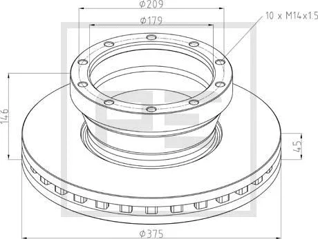 Brake Disc (106.205-00A)