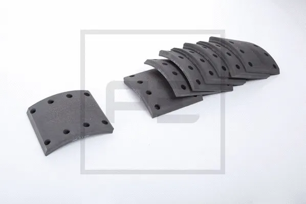 Brake Lining Kit, drum brake (086.127-00A)