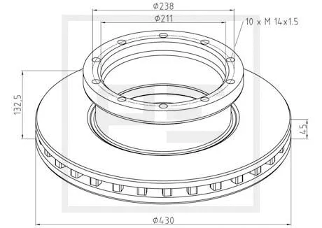 Brake Disc (016.295-00A)