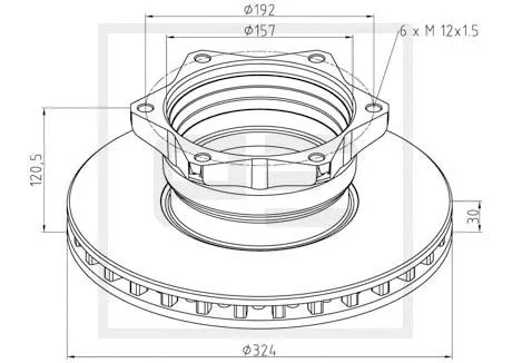 Brake Disc (016.653-00A)