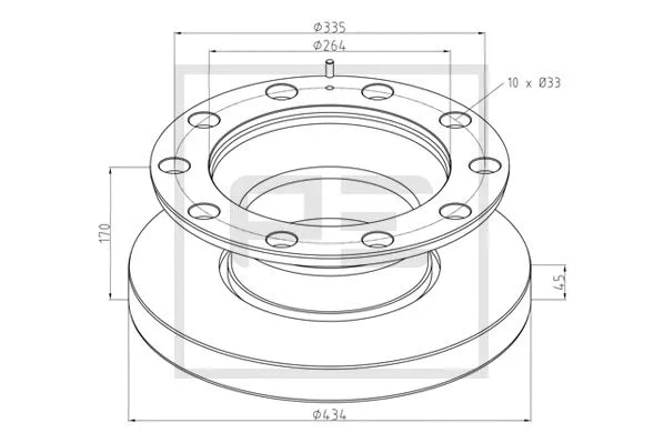 Brake Disc (256.106-00A)