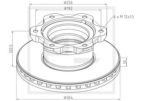 Brake Disc (016.660-00A)