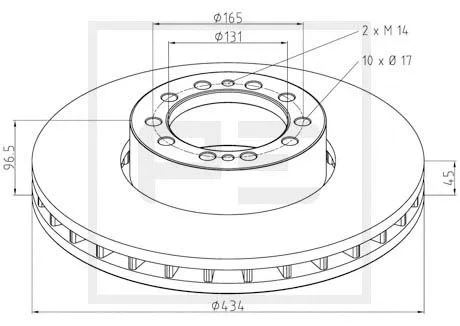 Brake Disc (256.028-00A)