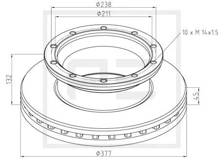 Brake Disc (016.669-00A)