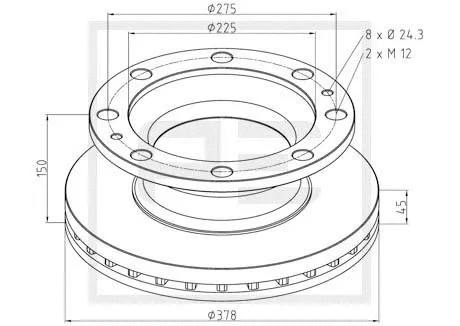 Brake Disc (266.001-00A)