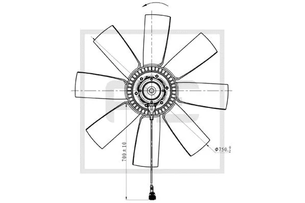 Fan Wheel, engine cooling