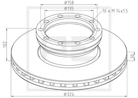 Brake Disc (036.103-00A)