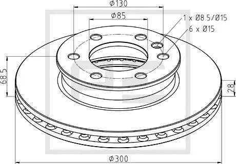 Brake Disc (016.271-00A)