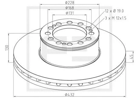 Brake Disc (036.121-00A)
