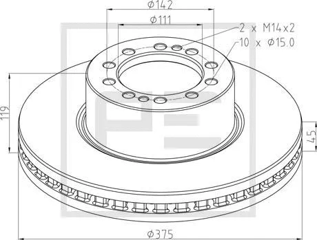 Brake Disc (256.053-00A)