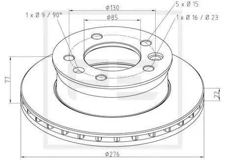 Brake Disc (016.291-00A)