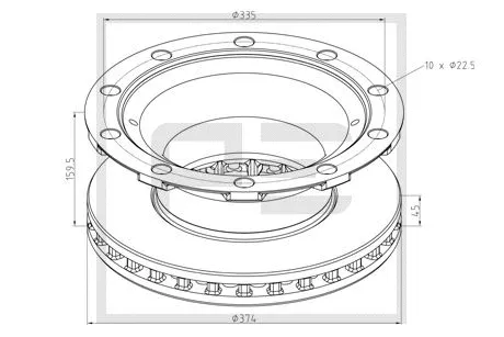 Brake Disc (046.380-00A)