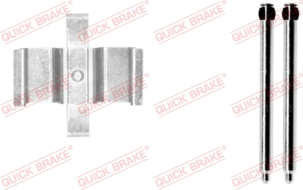 Accessory Kit, disc brake pad (109-1765-1)