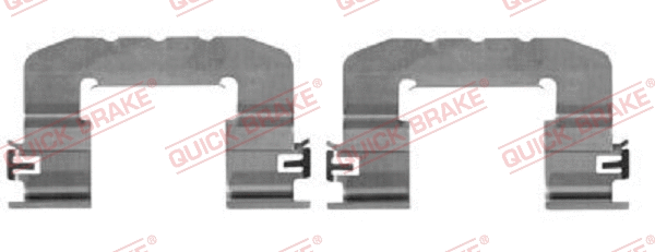 Accessory Kit, disc brake pad (109-0017-1)