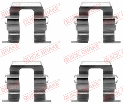 Accessory Kit, disc brake pad (109-1259)