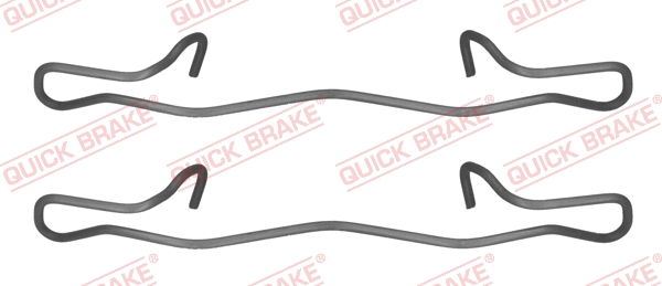 Accessory Kit, disc brake pad (109-1755)