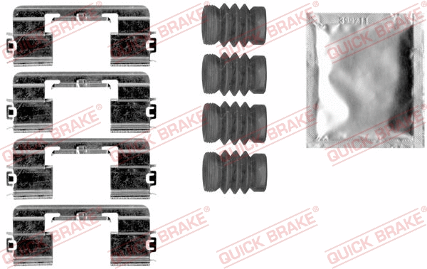 Accessory Kit, disc brake pad (109-1875)