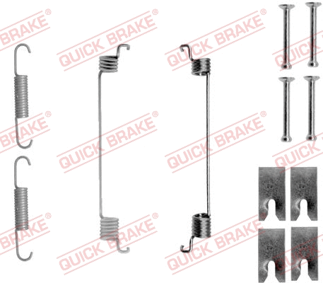 Accessory Kit, brake shoes (105-0866)