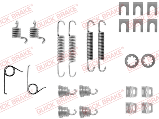 Accessory Kit, brake shoes (105-0554)