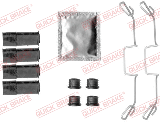 Accessory Kit, disc brake pad (109-1795)