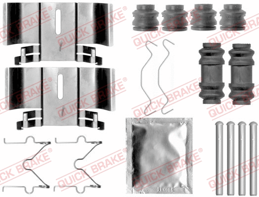 Accessory Kit, disc brake pad (109-1836)