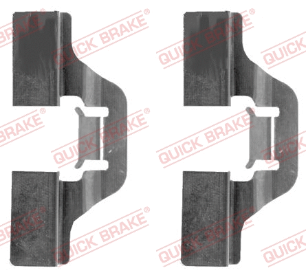 Accessory Kit, disc brake pad (109-1211-1)