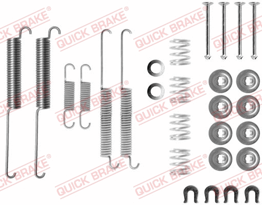 Accessory Kit, brake shoes (105-0787)
