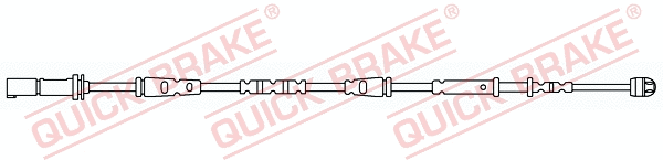 Warning Contact, brake pad wear (WS 0360 A)