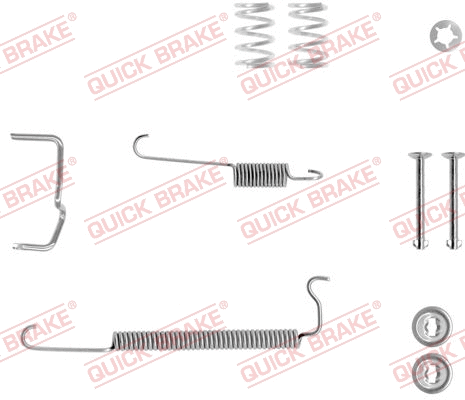 Accessory Kit, brake shoes (105-0064X-1L)