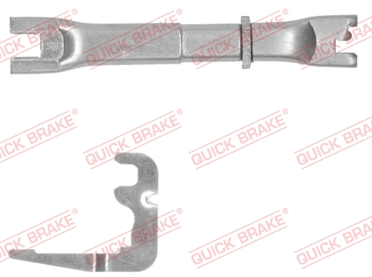 Adjuster Set, drum brake (10153005-1R)
