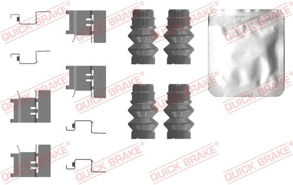 Accessory Kit, disc brake pad (109-0120)