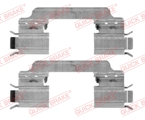 Accessory Kit, disc brake pad (109-0010R-1)