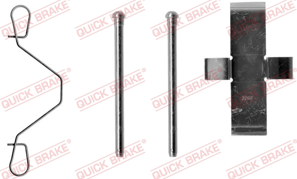 Accessory Kit, disc brake pad (109-1138-1)