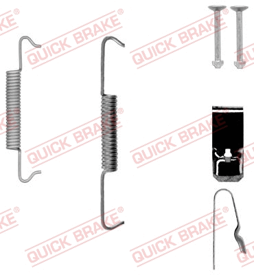 Accessory Kit, parking brake shoes (105-0027-1)