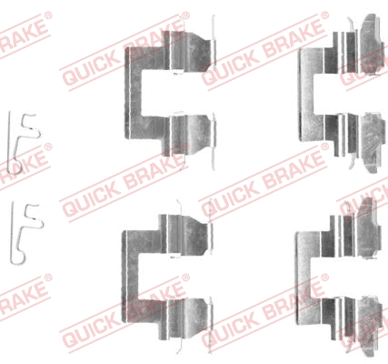 Accessory Kit, disc brake pad (109-1608)