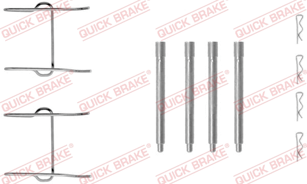 Accessory Kit, disc brake pad (109-1149)
