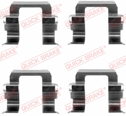 Accessory Kit, disc brake pad (109-1252)