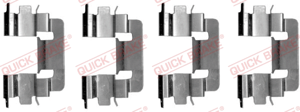 Accessory Kit, disc brake pad (109-1229)