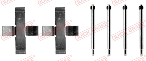 Accessory Kit, disc brake pad (109-0925)