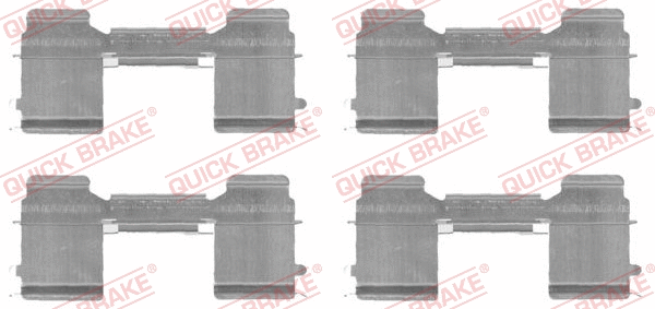 Accessory Kit, disc brake pad (109-1726)
