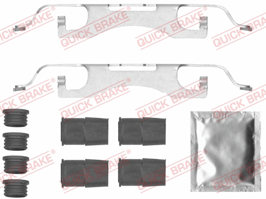 Accessory Kit, disc brake pad (109-0049)