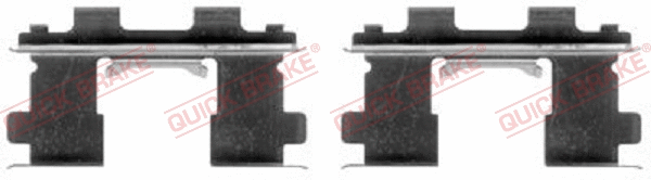 Accessory Kit, disc brake pad (109-1253-1)