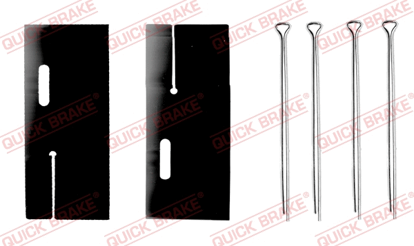 Accessory Kit, disc brake pad (109-0908)