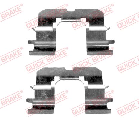 Accessory Kit, disc brake pad (109-1227-1)